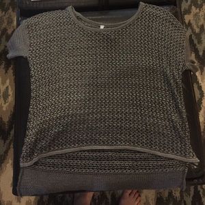 Grey knit shirt
