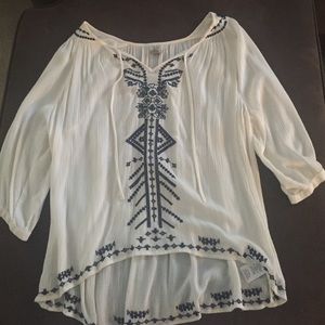 Gently worn white Urban Outfitters top.