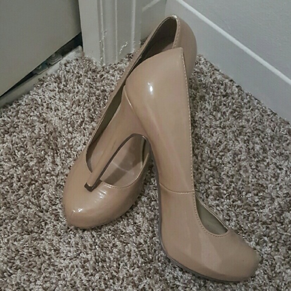Beige high heals
