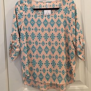 3/4 length sleeve top