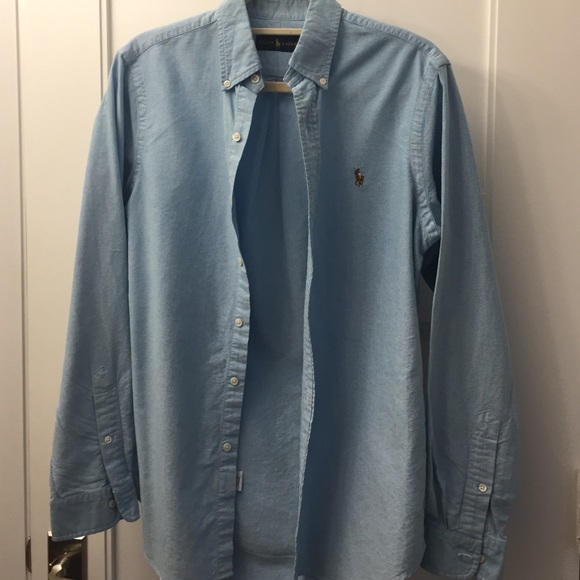 Ralph Lauren Polo Men's Light Blue Button Down