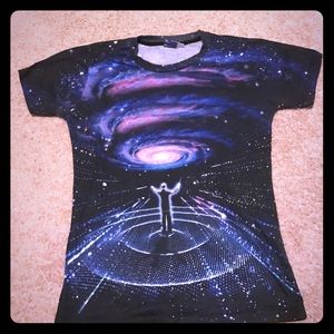 Galaxy tee shirt size medium