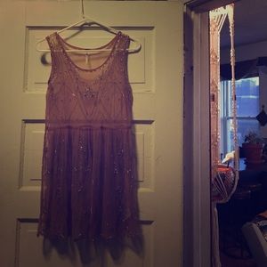Free people embellished slip