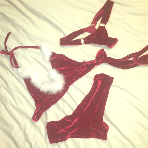 3pc sexy Christmas Santa costume
