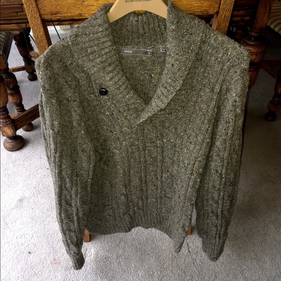 Vince Shawl Collar Sweater