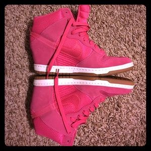 Nike high wedge sneakers