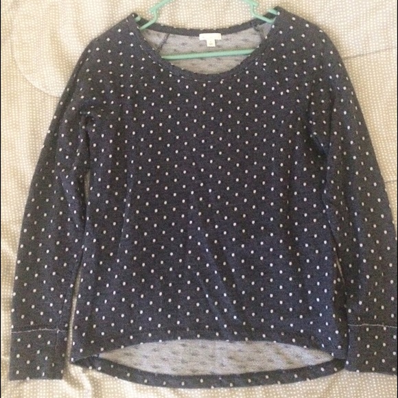 Polka dot sweatshirt