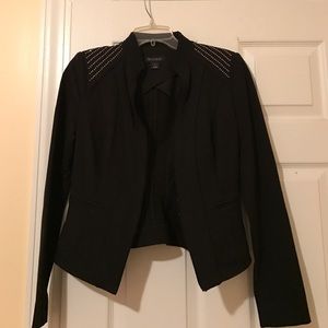 Beautiful, funky black blazer, like new, WHBM