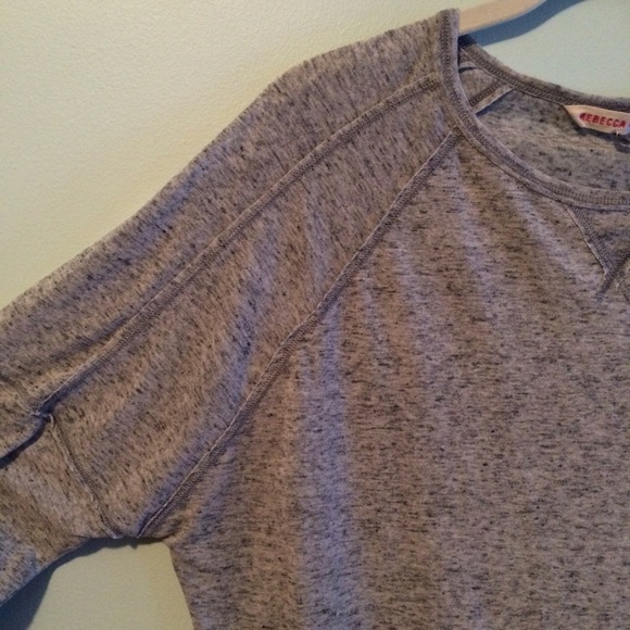 Rebecca Taylor Tops - Rebecca Taylor linen blend crop tee Rebecca Taylor Tops - Rebecca Taylor linen blend crop tee