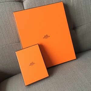 Hermes gift boxes. Mint condition