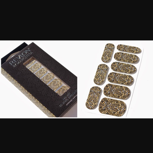 Revlon x Marchesa Gilded Mosaic Nail Wraps - Picture 1 of 4