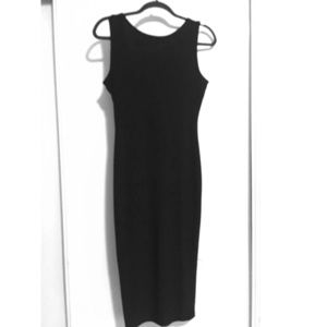 Black Open Back Dress