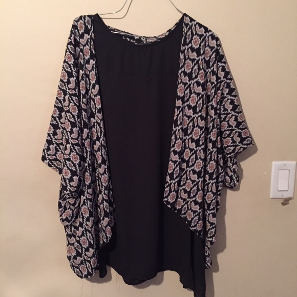Brandy Melville Black Flowy Dress