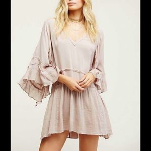 Free People Mink Come What My Way Tunic