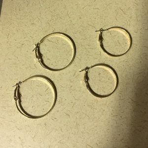 Gold Hoop Earrings
