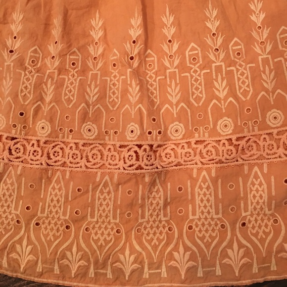 J. Jill 100% Linen Textured Accents Skirt #155B - Picture 3 of 4