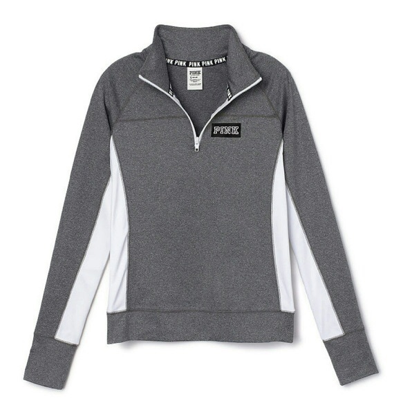 PINK Half zip track Jacket