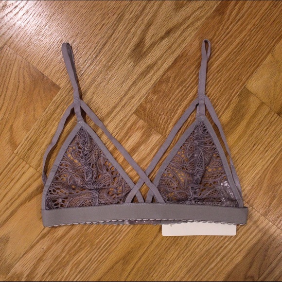Lucy Crochet Mesh Bralet
