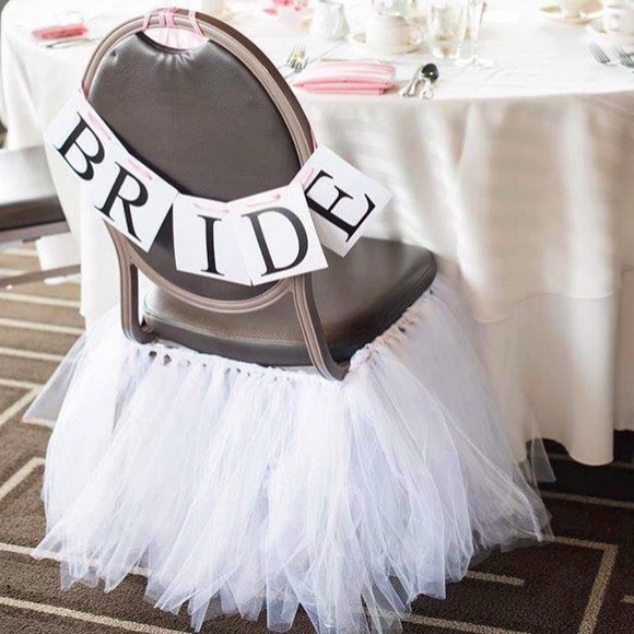 "Bride" chair sign