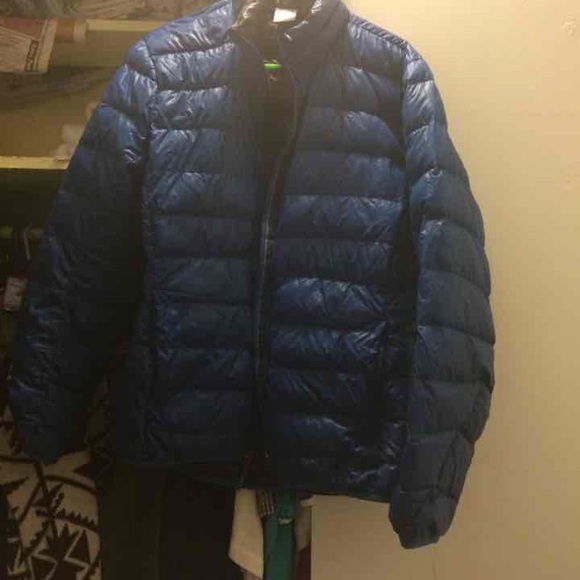 Blue&Black Adidas Puffer Jacket. - Picture 1 of 4