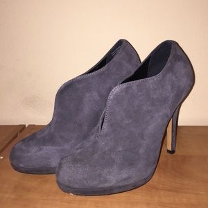 Grey Suede Heels
