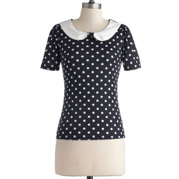 Stop & Say High Seas Top - Peter Pan Collar