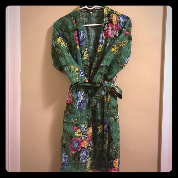 Knee length robe