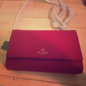 NWT Kate Spade Alek Charlotte Street Pillbox red