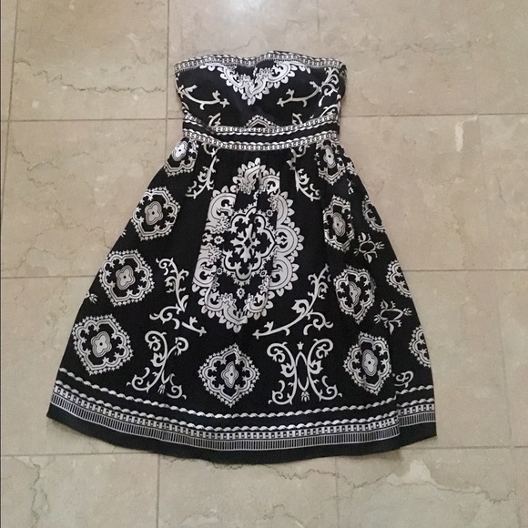 Silky Strapless Dress