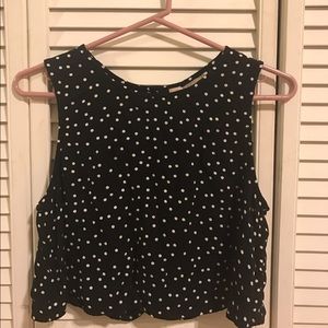 Forever 21 Polka Dot Crop Top