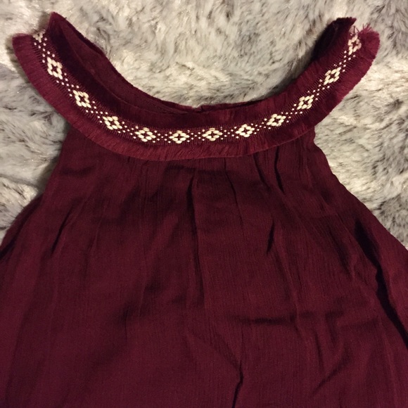 Anthropologie Moon River Trim Halter Dress - Picture 4 of 4