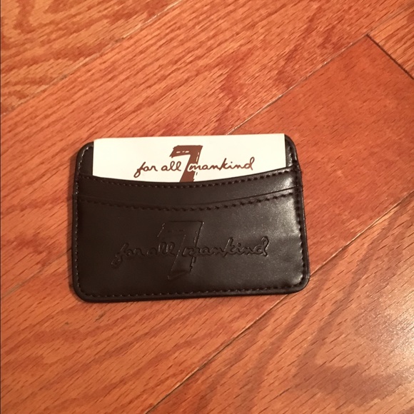 7 for all mankind leather card case