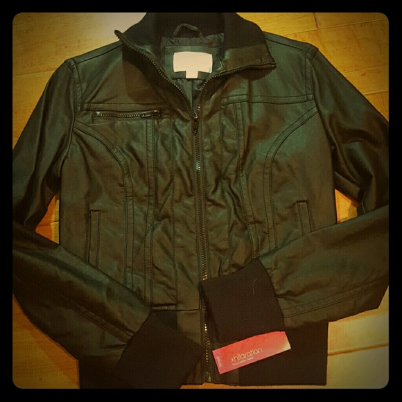 Faux Leather Jacket