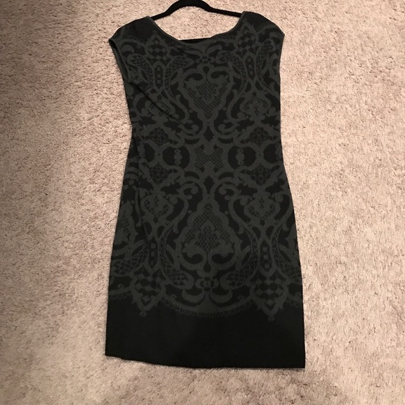 Max Studio grey and black sweater dress - Picture 2 of 3