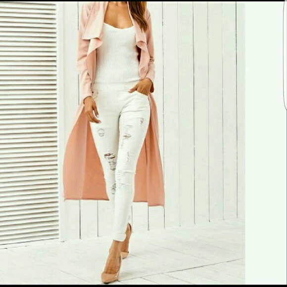 LAST ONE! Pink Belted Duster - Picture 5 of 5