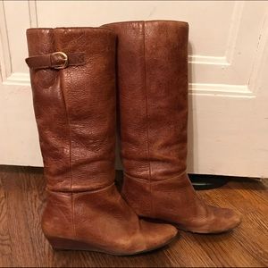 STEVE MADDEN Intyce Cognac Boots Size 8