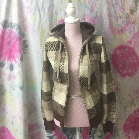Matix brown checked jacket
