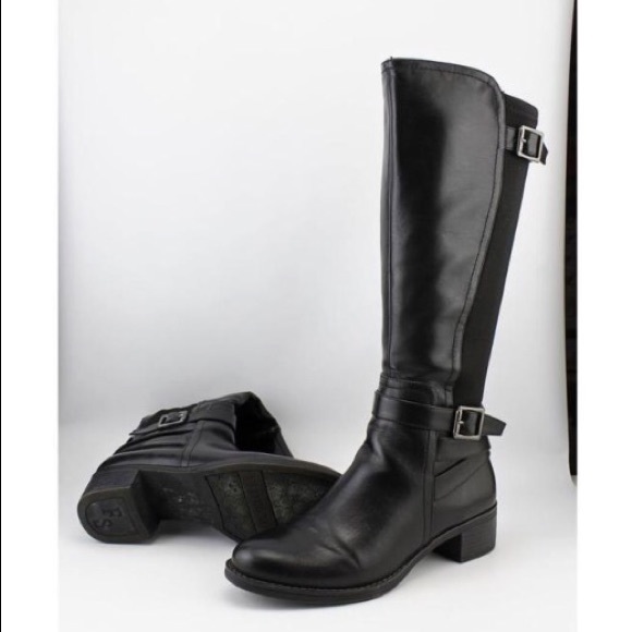 Franco Sarto Celines women's boots black riding 8