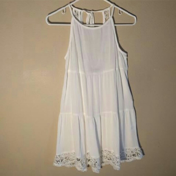 White sun dress PacSun