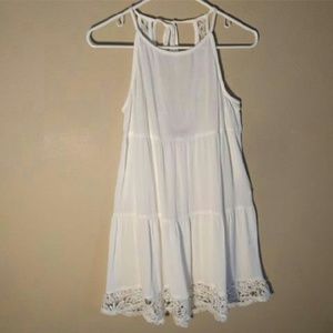 White sun dress PacSun