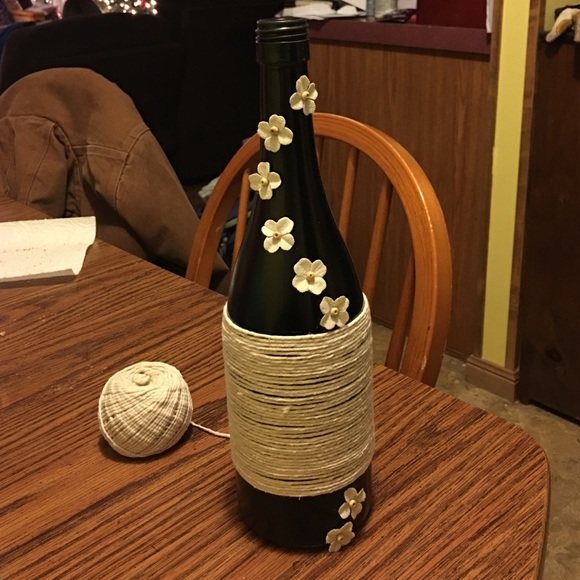 Wine bottle craft