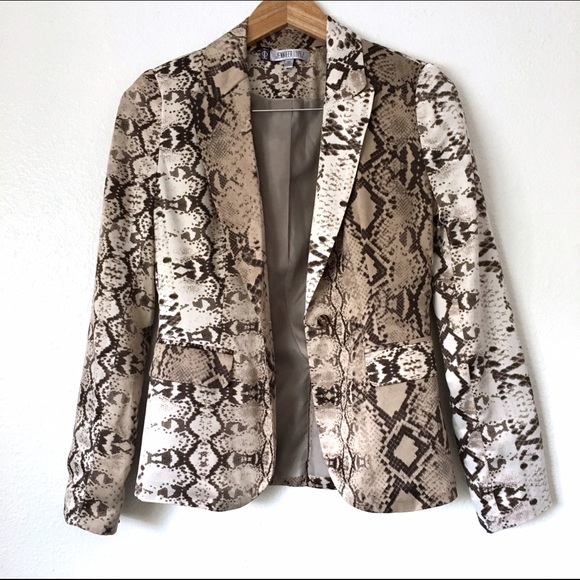 JLO Snakeskin Blazer