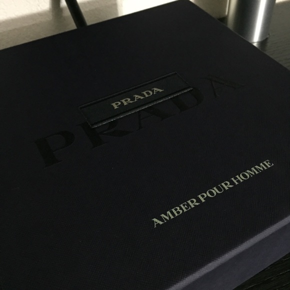 PRADA AMBER MENS PERFUME COLOGNE SET 100ml 3.4 fl. - Picture 2 of 4