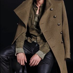 Men's balmain x hm coat