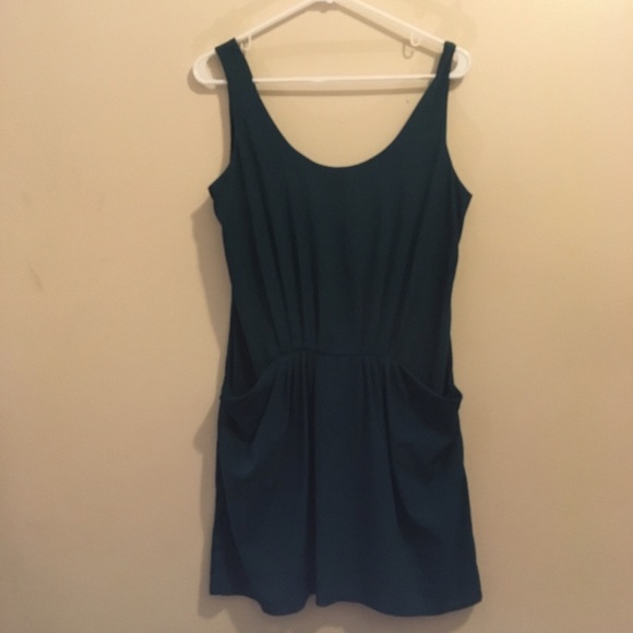 Zara Trafaluc dark green dress