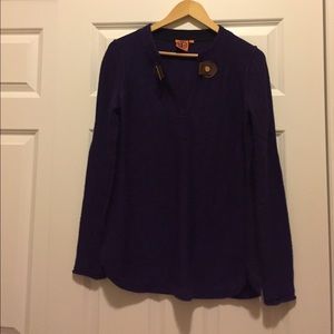 Purple Tory Burch Sweater Tunic