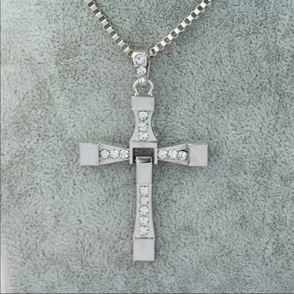 Fast And Furious  Classic Cross Pendant Necklace - Picture 4 of 5