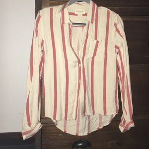 Casual stripe button up