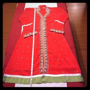 Pearled Handmade Indian Tunic