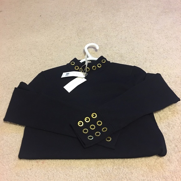 ❌❌sold❌❌Tory Burch sweater with gold eyelets - Picture 2 of 4